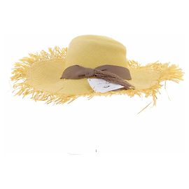 Autre Marque Chapéu amarelo SENSI STUDIO Amarelo