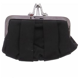 Christian Louboutin Clutch Schwarz Schwarz