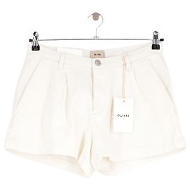 Autre Marque Short en coton blanc DL1961 Taille 27 Blanc