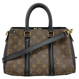 Bolsa Louis Vuitton Monogram Soufflot NVBB Marrom Preto
