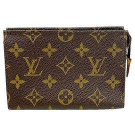 Louis Vuitton Monogram Pochette Toilette 15 Marron