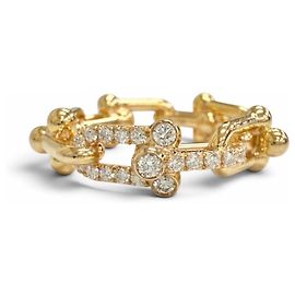 Autre Marque Bague Anneau Tiffany & Co. en Or Rose 18K Doré
