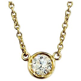 Autre Marque Collier pendentif Tiffany & Co. By the Yard 1P Diamond Doré