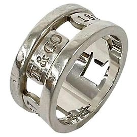 Autre Marque Tiffany Vintage Element Band Ring Silber