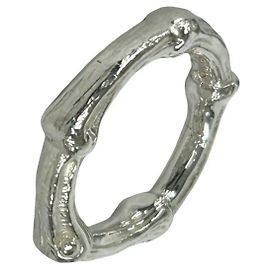 Autre Marque Tiffany Vintage Bamboo Ring Silvery
