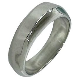 Autre Marque Bague Tiffany Vintage Knife Edge Argenté