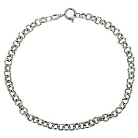 Autre Marque Pulsera de cadena vintage Tiffany Plata