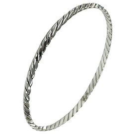 Autre Marque Tiffany Vintage Twist Bangle Silvery