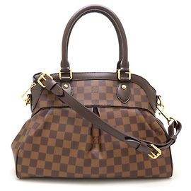 Sac à main Louis Vuitton Damier Trevi PM Damier ebène