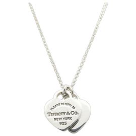 Autre Marque Tiffany & Co. Return to Double Heart Tag Mini Halskette Andere