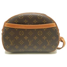 Bolso de hombro Louis Vuitton Monogram Blois M51221 Castaño