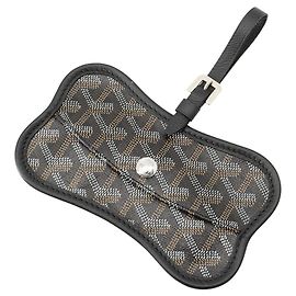 Goyard Handbag Pouch Black Brown White Brown Black White