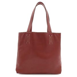 Hermès Hermes Double Sens 28 Tote Bag Braun Rot