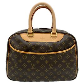 Bolsa Louis Vuitton Monogram Deauville Marrom Bege