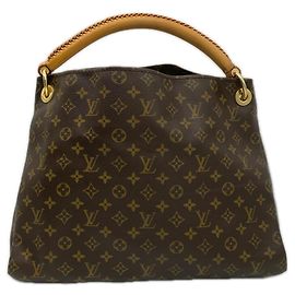 Louis Vuitton Monogram Artsy MM Handbag Brown Beige