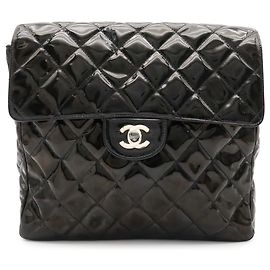 Sac à dos Chanel Matelassé Coco Mark Noir