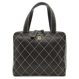 Sac Tote Chanel Wild Stitch Coco Mark Noir