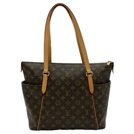 Borsa Louis Vuitton Monogram Totally MM Marrone Beige