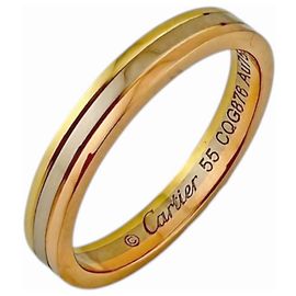 Anillo de bodas Cartier Vendôme Louis Dorado