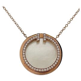 Autre Marque Collier Tiffany & Co. T Circle Doré