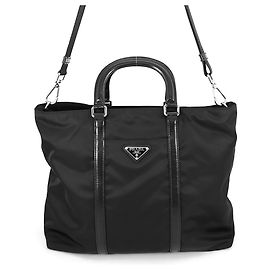 Prada Triangle Tote Bag Schwarz