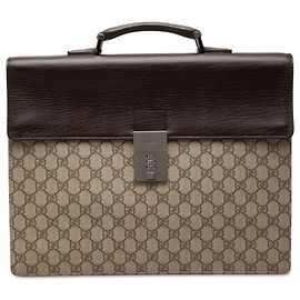Gucci Beige GG Supreme Business Bag Beige