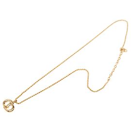 Autre Marque Collier Dior Gold avec pendentif logo CD plaqué or Doré