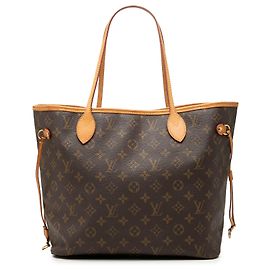 Louis Vuitton Brown Monogram Neverfull MM Marron