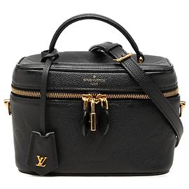 Louis Vuitton Black Monogram Giant Empreinte Vanity PM Black