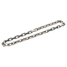 Collar de eslabones Monogram Louis Vuitton en acero inoxidable plateado Plata