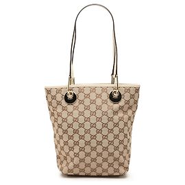 Sac Tote Gucci Beige GG Canvas Eclipse Beige