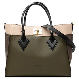 Louis Vuitton Green Monogram On My Side MM Green