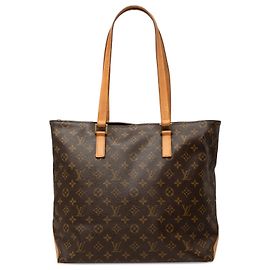 Louis Vuitton Brown Monogram Cabas Mezzo Marron