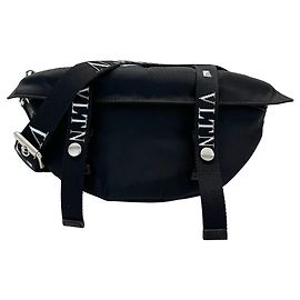 Bolso de mano Valentino Garavani de nailon negro Negro