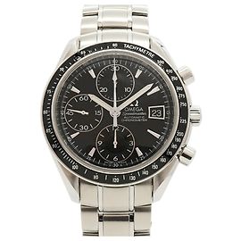 Orologio da uomo Omega Speedmaster Date 3210.50 Quadrante Nero Altro