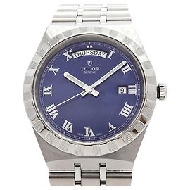Autre Marque Tudor Royal Day-Date 28600 Blue Dial Men's Watch Other