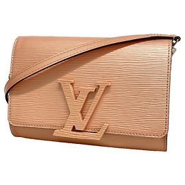 Bolsa de Ombro Louis Vuitton Epi Pochette Louise PM Rosa