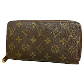 Carteira Longa Zippy Monogram Louis Vuitton Marrom