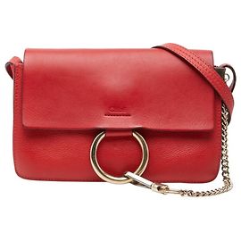 Borsa a tracolla Chloé Faye Rosso