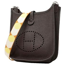 Hermès Hermes Evelyne TPM Schultertasche Braun