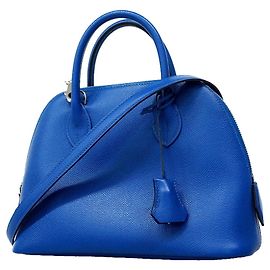 Hermès Hermes Bolide 1923 25 Handbag Blue