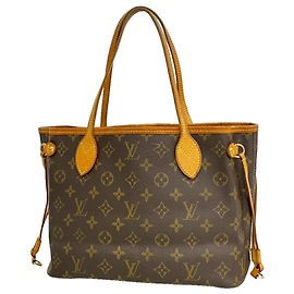Sac Cabas Louis Vuitton Monogram Neverfull PM Marron