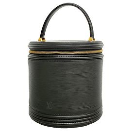 Louis Vuitton Epi Cannes Handtasche Schwarz
