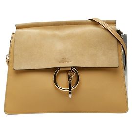 Borsa a tracolla Chloé Chloe Faye Beige
