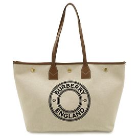 Sac cabas rond BURBERRY Marron