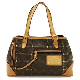 Sac cabas LOUIS VUITTON Monogram Rivet Marron Monogramme