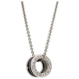 Bulgari Collar Bvlgari B-zero1 Save the Children Negro Plata