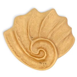 SPILLA O PENDENTE VINTAGE YVES SAINT LAURENT DI GOOSSENS COQUILLAGE BROOCH D'oro