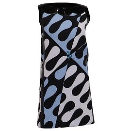 Emilio Pucci Robe trapèze courte imprimée Pucci en viscose multicolore Multicolore