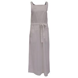 Robe midi Max Mara Leisure Panfilo en coton blanc Blanc
